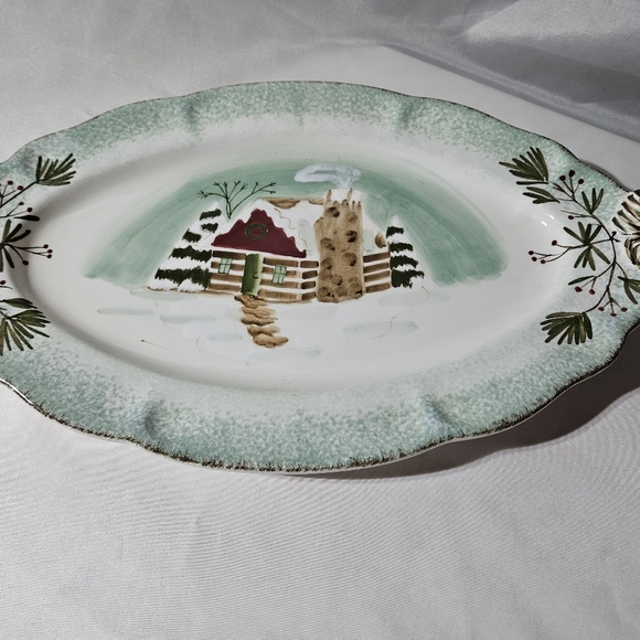 Winter Lodge By JAY Christmas Platter - Picture 3 of 4